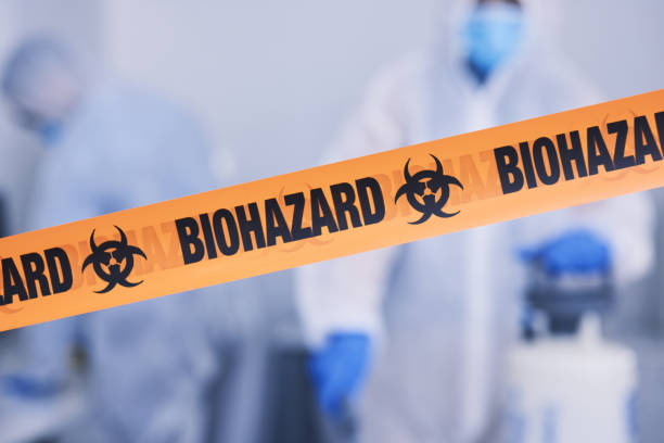 Professional Biohazard Cleanup technician working in Henderson, NE